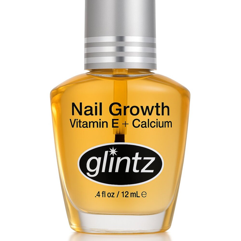 Nail Growth Treatment Vitamin E & Calcium | Glintz | Strengthening Cuticle Oil